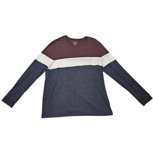 Colorblock Long Sleeve Shirt
